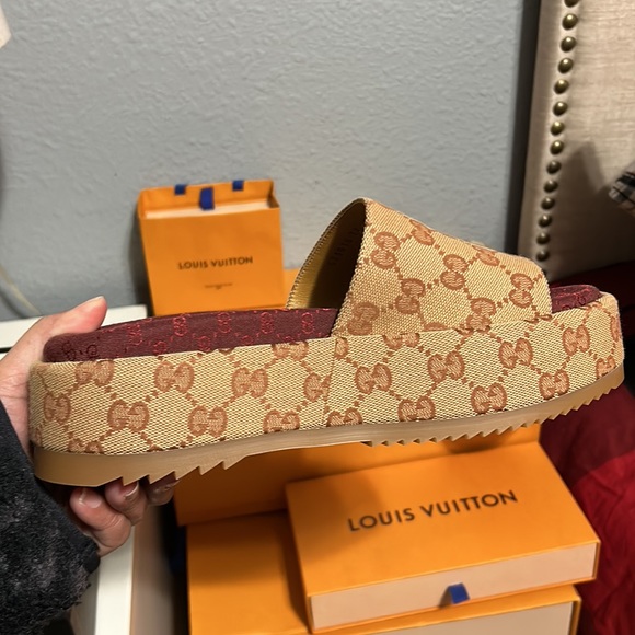 Gucci slides GG Canvas size 37 (7) - Picture 8 of 10